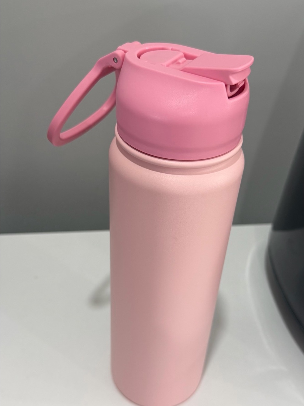 Pink Stainless Steel Travel Water Bottle - Two-Tone Pink